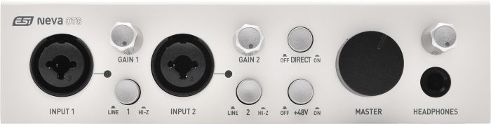 ESI Neva OTG USB-C аудіоінтерфейс, одночасне підключення до комп'ютера та мобільного пристрою, 24 біт / 192 кГц.