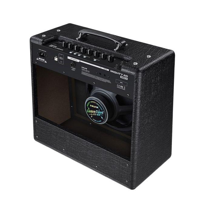 NUX Mighty 40 MKII Цифровий моделюючий гітарний підсилювач з модулем NBT-1 Bluetooth із еффкт-процессором; USB-інтерфейс; Потужність 40 Вт; Керування за допомогою мобільного додатку. 