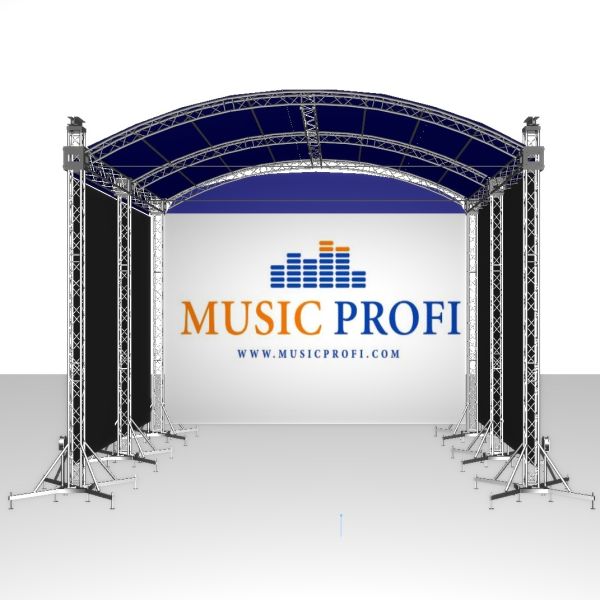 Підйомний арковий дах 10х8