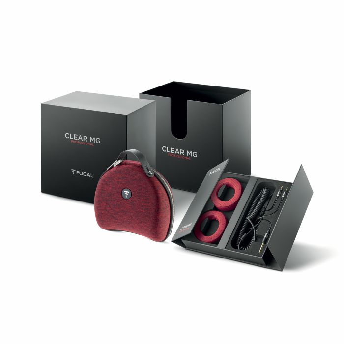 Focal Clear Mg Pro Повнорозмірні студійні навушники відкритого типу. Амбушюри з ефектом пам'яті. В комплекті із кейсом та двома кабелями.  Вага 450г.