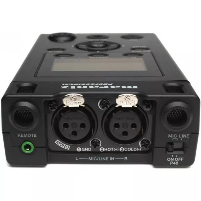 Marantz PRO PMD661 професійний польовий рекордер (24-біт/96кГц, 2-XLR, SD/SDHC), вбудовані мікрофони, фантомне живлення