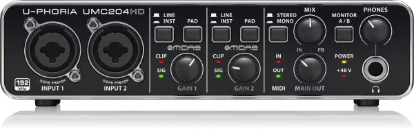 BEHRINGER U-PHORIA UMC204HD Аудиоинтерфейс