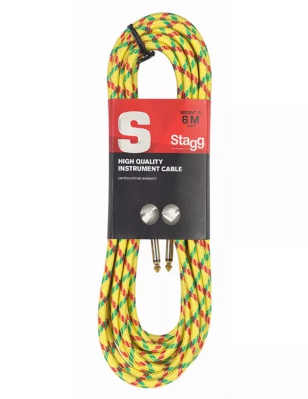 STAGG N SGC6VT YL інструментальний кабель