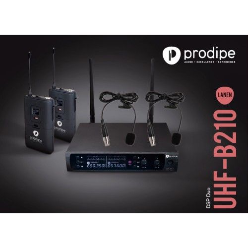 Prodipe UHF B210 DSP Lavalier Duo Радіосистема