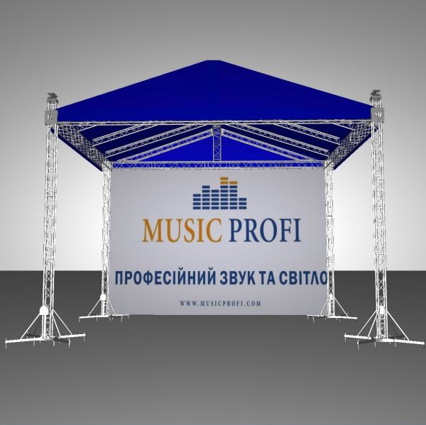 Подъемная крыша размером 10х6