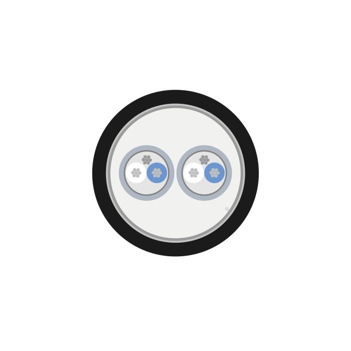 Sommer Cable 100-0101-02 Multipair SC-Mistral MCF; black | 2 x 0,22 mm² x number of pairs мультипарний аудіокабель