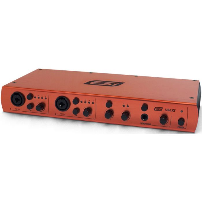 ESI U86 XT USB 2.0 Hi-Speed аудіоінтерфейс, з 8 входами та 6 виходами, з роздільною здатністю 24 біт / 96 кГц