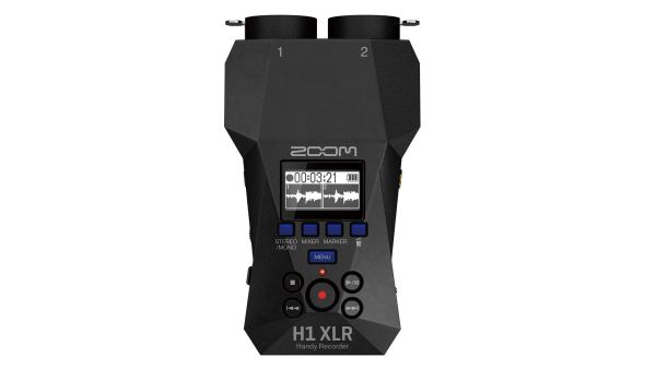 Zoom H1 XLR портативний цифровий рекордер, 2а комбовходи XLR/TRS, до 10 годин роботи (1 батарейка типу AA)