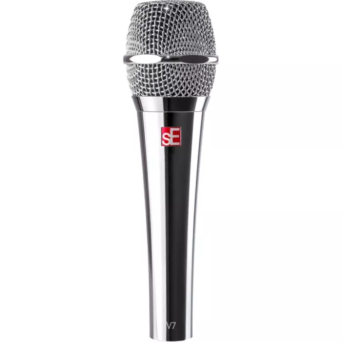 sE Electronics V7 CHROME динамічний вокальний мікрофон з хромованим покриттям.