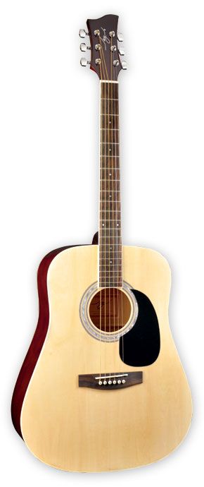Электроакустическая гитара Jay Turser JJ45EQ N