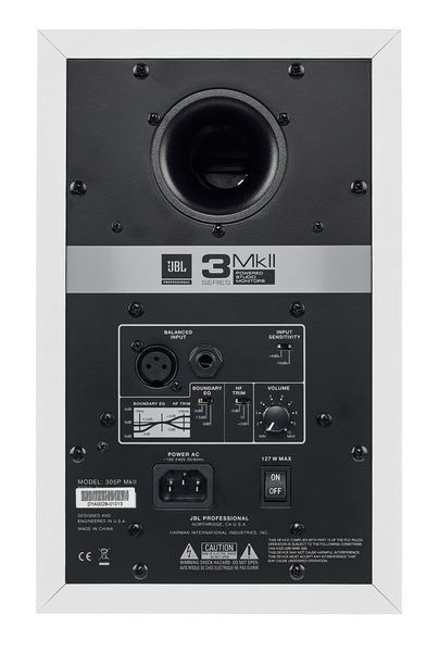 JBL 305P MKII WHITE активный студийный монитор