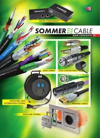 Sommer Cable B2CEG1H00-SW AES / EBU / DMX512 Binary 234 AES/EBU MKII, 2 x 0,34 mm² | XLR / XLR, HIC