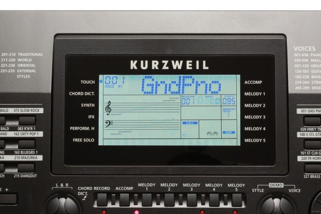 Kurzweil KP200 синтезатор с автоаккомпанементом