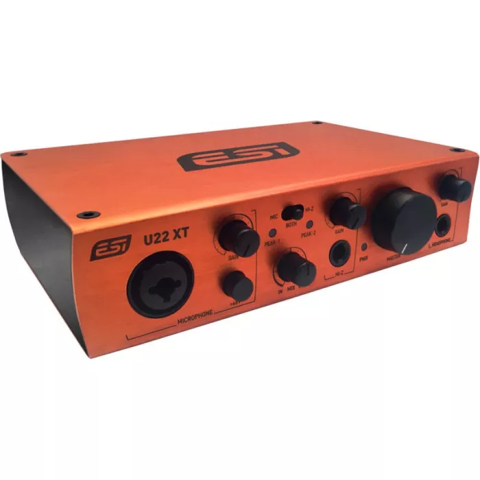 ESI U22 XT  аудіоінтерфейс USB 2.0, 24-bit / 96 kHz 