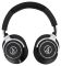 Audio-Technica ATH-M70X моніторні навушники закритого типу; 45мм динаміки; АЧХ 5-40 000 Гц; Поворотна на 90 градусів конструкція чашок; Моніторинг одним вухом; Складна конструкция; В комплекті 3 кабелі, 6,3 мм адаптер-джек, чохол для зберігання; Вага 280 г.