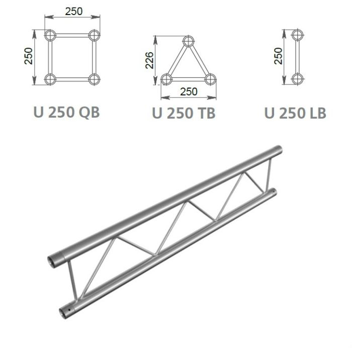 Ферма плоска U-250 2,5 м