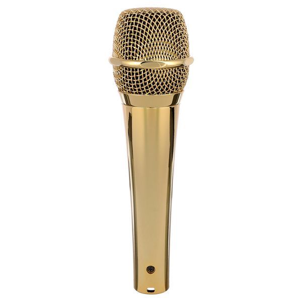 sE Electronics V7 G динамический студийный вокальный микрофон с эстетичной «золотистой» отделкой.
