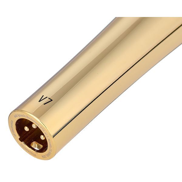 sE Electronics V7 G динамічний студійний вокальний мікрофон з естетичною “золотистою” обробкою.