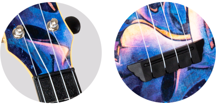Укулеле Flight TUS40 Graffiti Travel soprano