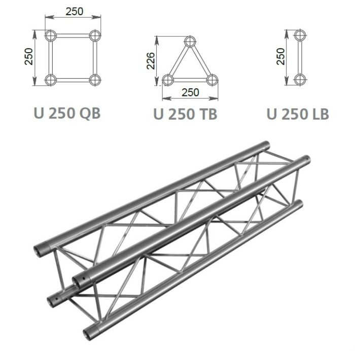 Ферма квадратна U-250 3,0 м