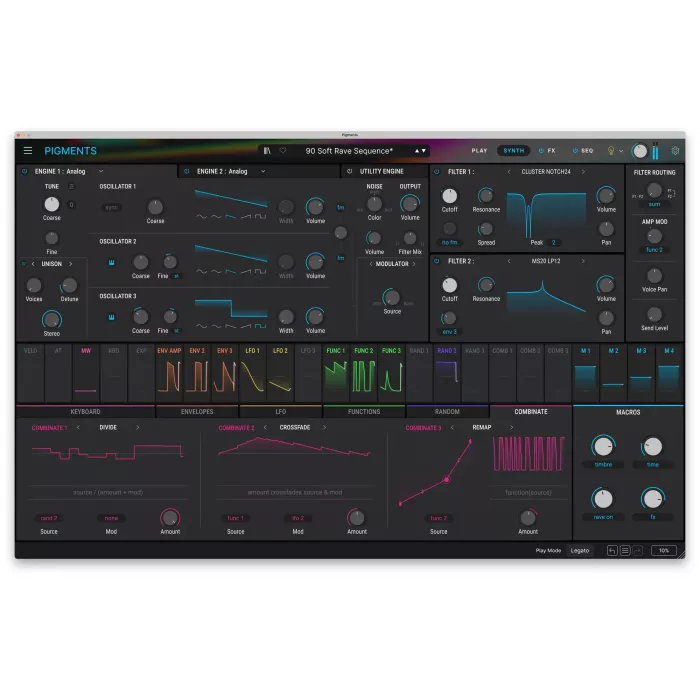 Программное обеспечение Arturia Pigments 6