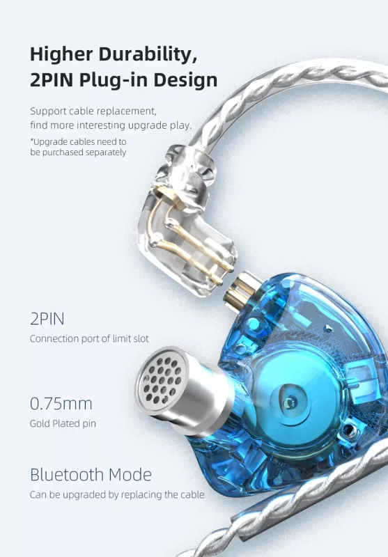 Наушники KZ Audio ZAX BLACK NO MIC