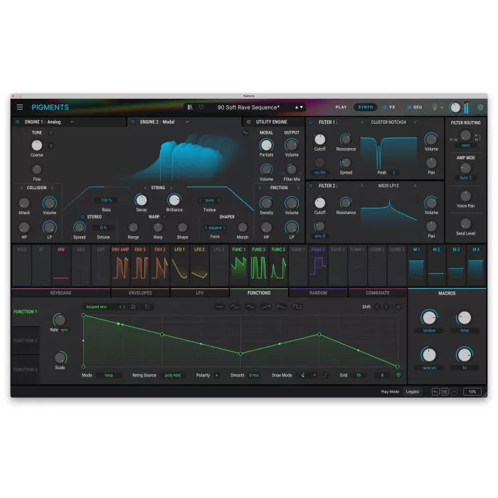 Программное обеспечение Arturia Pigments 6