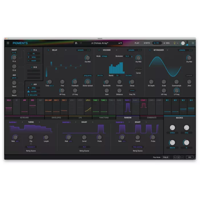 Программное обеспечение Arturia Pigments 6