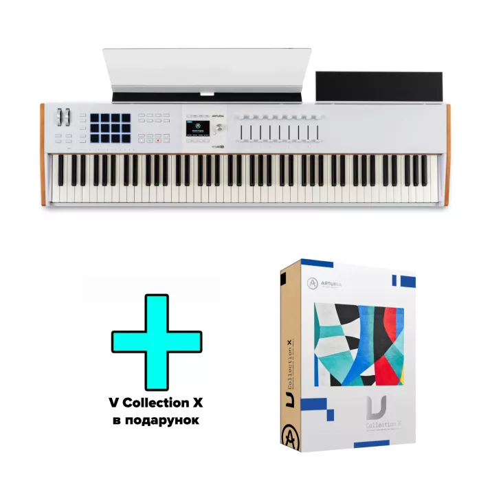 MIDI-клавіатура Arturia KeyLab 88 mk3 + V Collection X