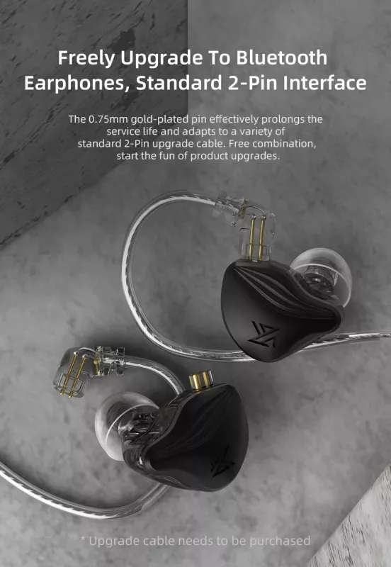 Наушники KZ Audio ZEX BLACK MIC