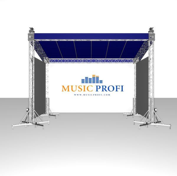 Подъемная крыша односкатная для сцены 8х6
