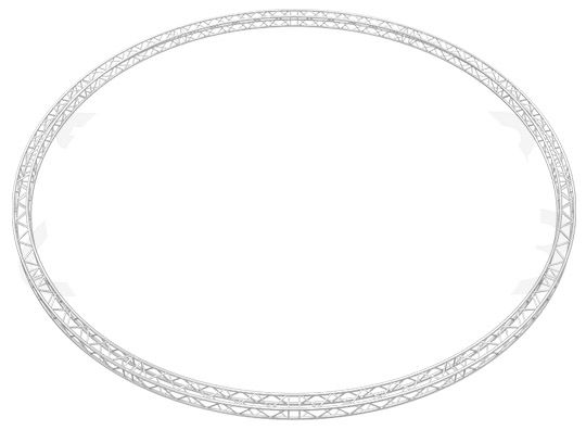 Круг из ферм серии U300QB радиусом 7,0 м. в 10 частях