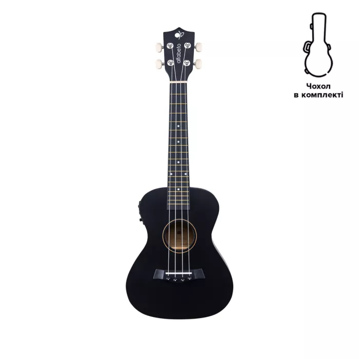 Електроакустичне укулеле Alfabeto U23 EQ (Чорний) + чохол