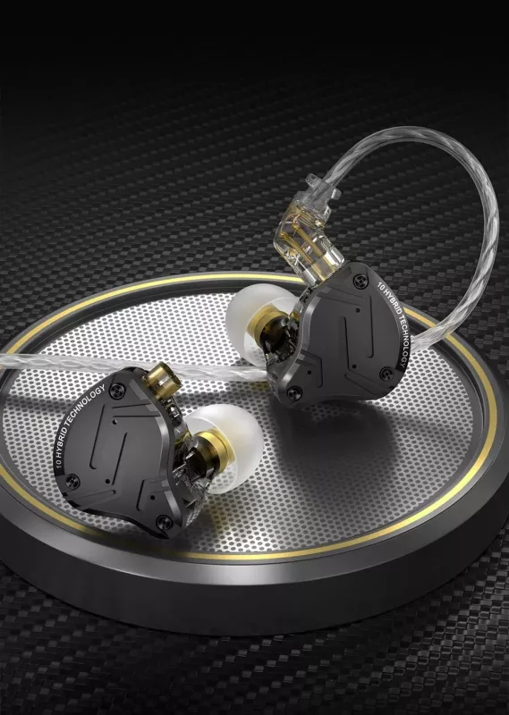 Наушники KZ Audio ZS10 PRO X BLACK NO MIC