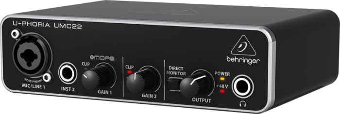 BEHRINGER U-PHORIA UMC22 Аудиоинтерфейс 