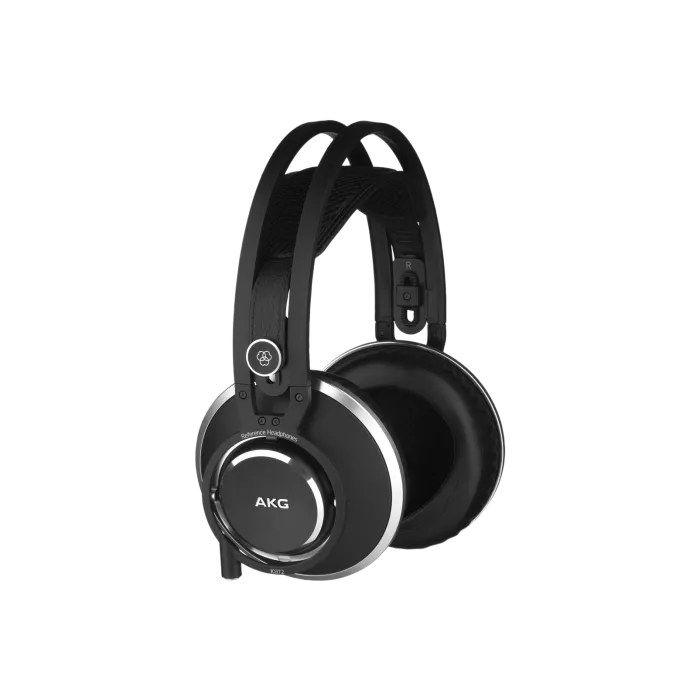 AKG K872 високоякісні моніторні навушники з магнітною системою Tesla; Перфороване наголов'я; 3D чаші; Дворядна звукова котушка; Знімний кабель із роз'ємом LEMO; Із кейсом та підставкою; Вага 390г.