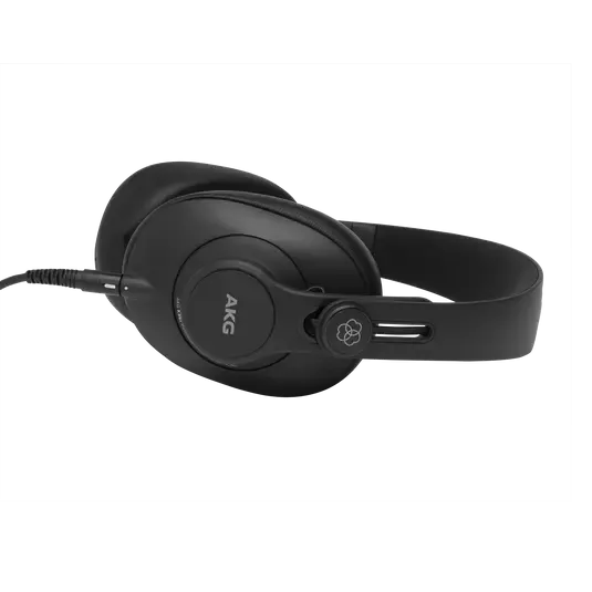 AKG K361 складні навушники закритого типу для блогерів та подкастів. Овальні чаши. Поворотний механізм для моніторингу одним навушником. Два кабелі. Вага 220г.