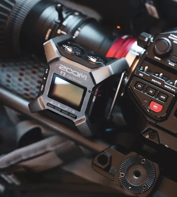 Zoom F3 професійний польовий аудіорекордер (2 канали, 32-біт Float) для кіно та відео