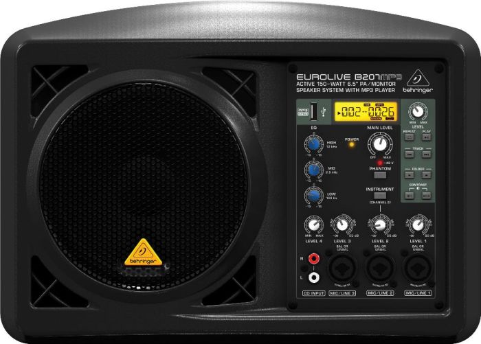 Активная акустическая система Behringer EUROLIVE B207MP3