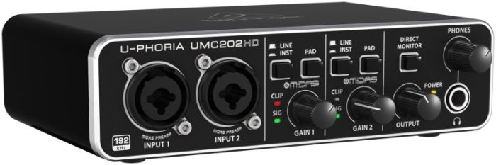 BEHRINGER U-PHORIA UMC202HD Аудиоинтерфейс