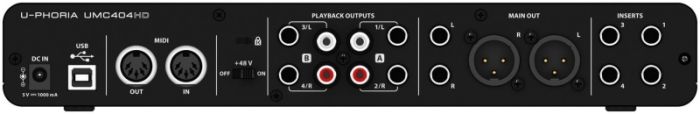 BEHRINGER U-PHORIA UMC404HD Аудіоінтерфейс BEHRINGER U-PHORIA UMC404HD