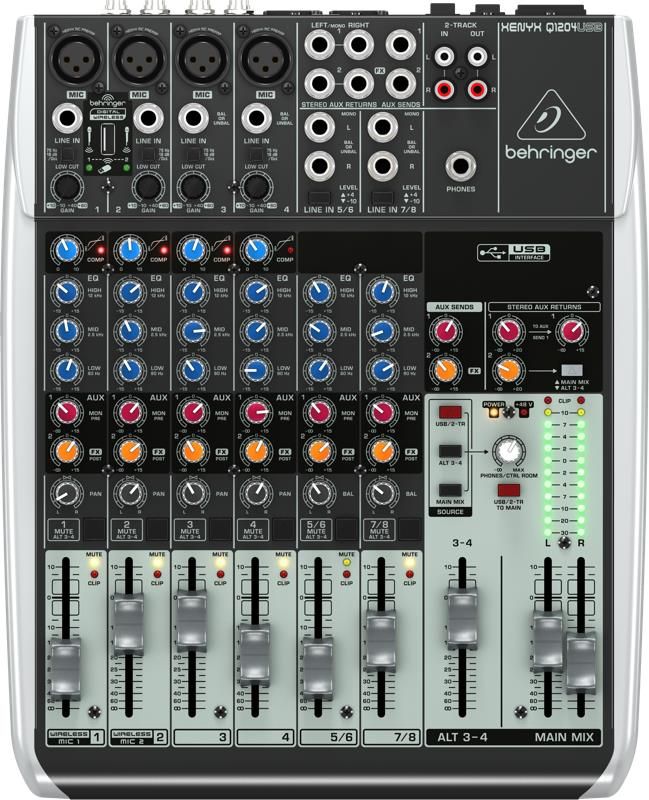 Микшерный пульт BEHRINGER XENYX Q1204USB