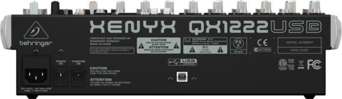 BEHRINGER XENYX XENYX QX1222USB Мікшерний пульт