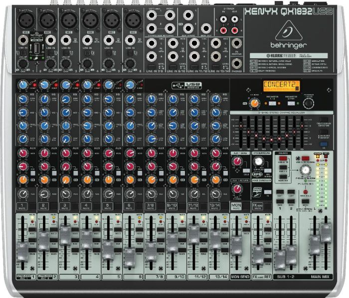 Микшерный пульт BEHRINGER XENYX QX1832USB
