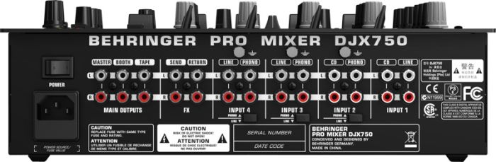 BEHRINGER PRO MIXER DJX750 DJ микшерный пульт 