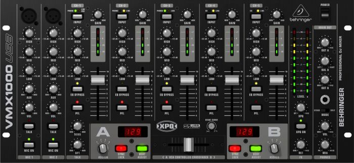 DJ-Микшер BEHRINGER PRO VMX1000USB