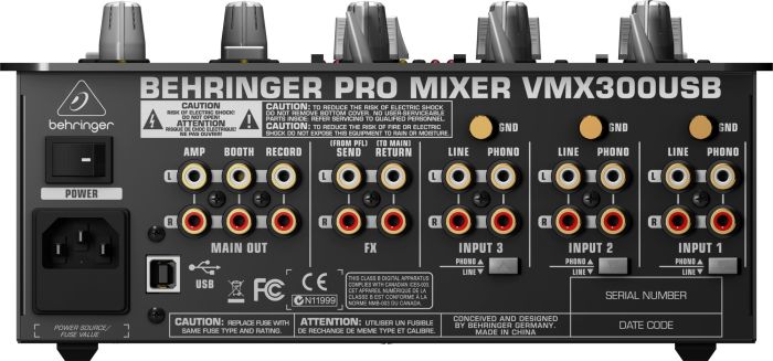 BEHRINGER PRO MIXER VMX300USB
