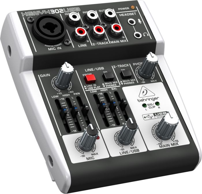 Микшерный пульт BEHRINGER XENYX 302USB