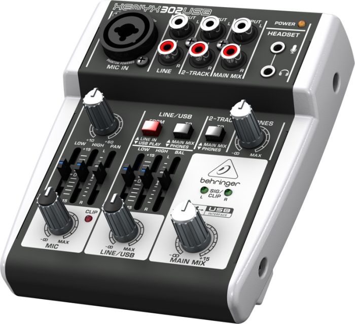 Микшерный пульт BEHRINGER XENYX 302USB