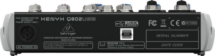 Микшерный пульт BEHRINGER XENYX Q802USB